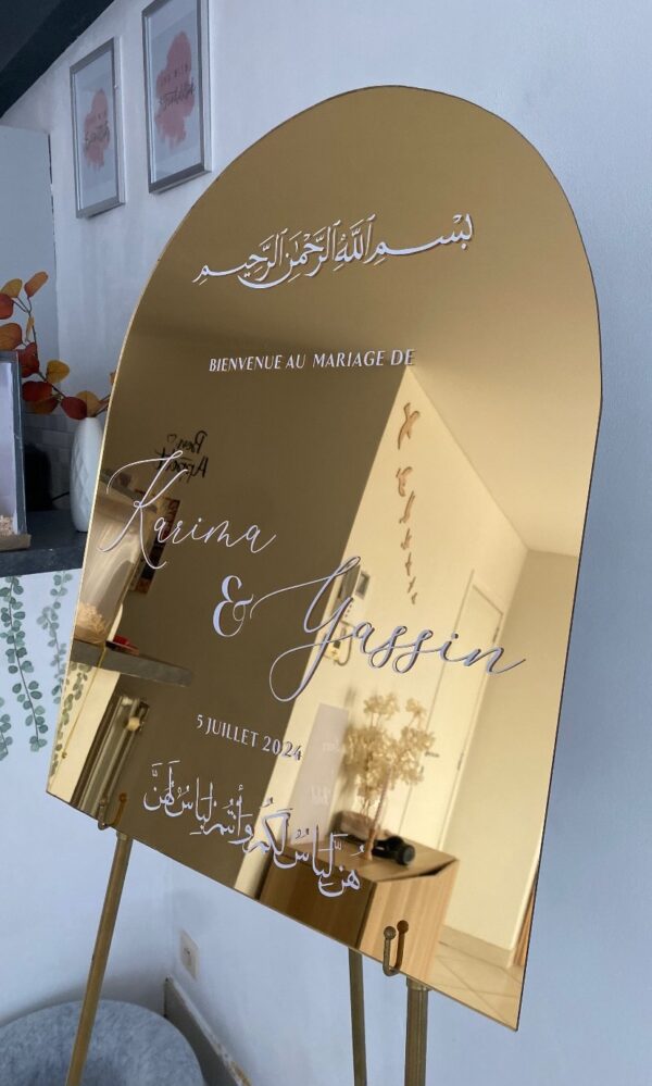 Panneau Miroir Gold – Image 4
