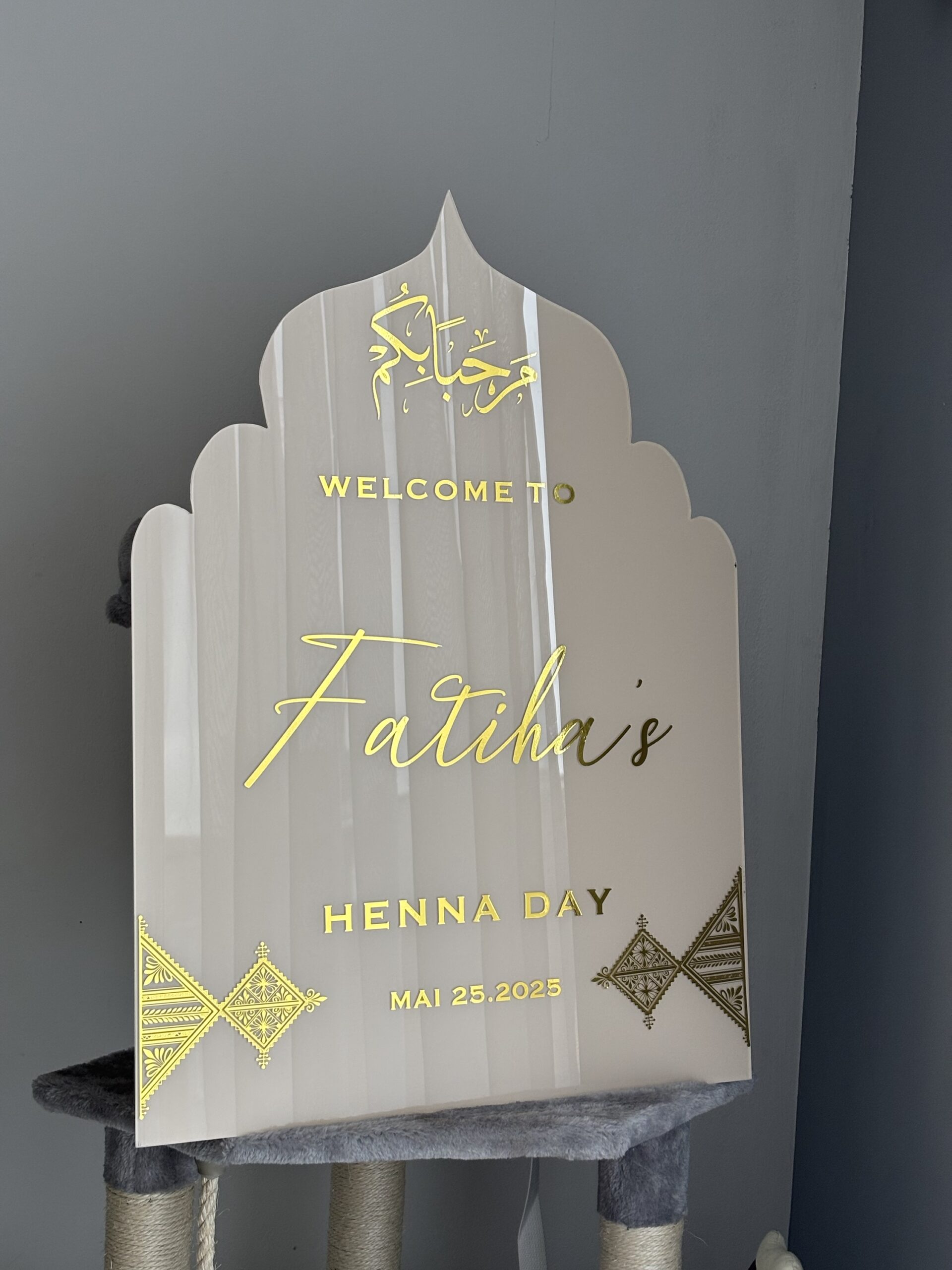 Henna board Islamic shape - Image 4